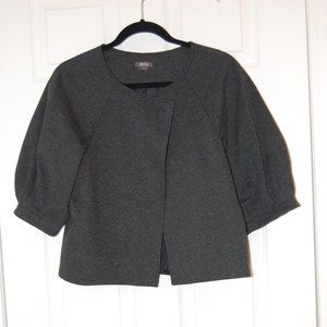 Kenneth Cole Reaction Women's Grey Dressy Size 8 Jacket W/2 Snap Closure